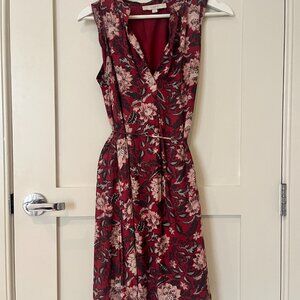 Pink work shift dress (Loft)